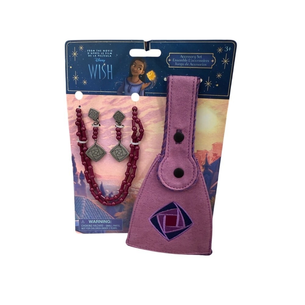 Disney Wish Accessory Set Necklace Earrings‎ Roleplay Pretend Play New
